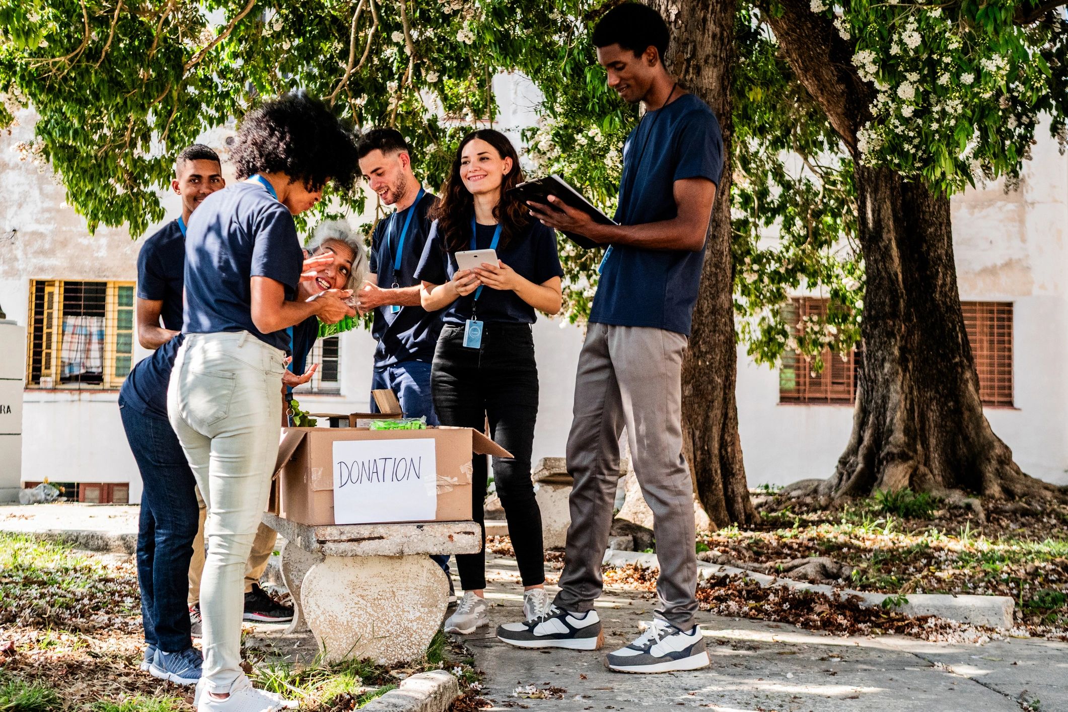 community group supporting a cause